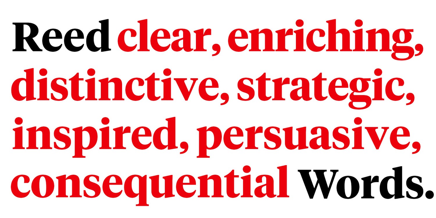 Reed Words